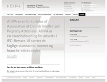Tablet Screenshot of adipa.dk