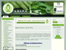 Tablet Screenshot of adipa.es