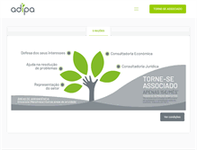 Tablet Screenshot of adipa.pt